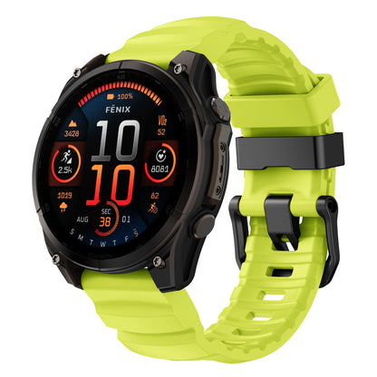 Super Titan Sport Silicone Band For Garmin Fenix 8 7 7X 6