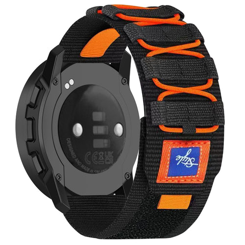 Designer Nylon Woven Band For Suunto -22mm