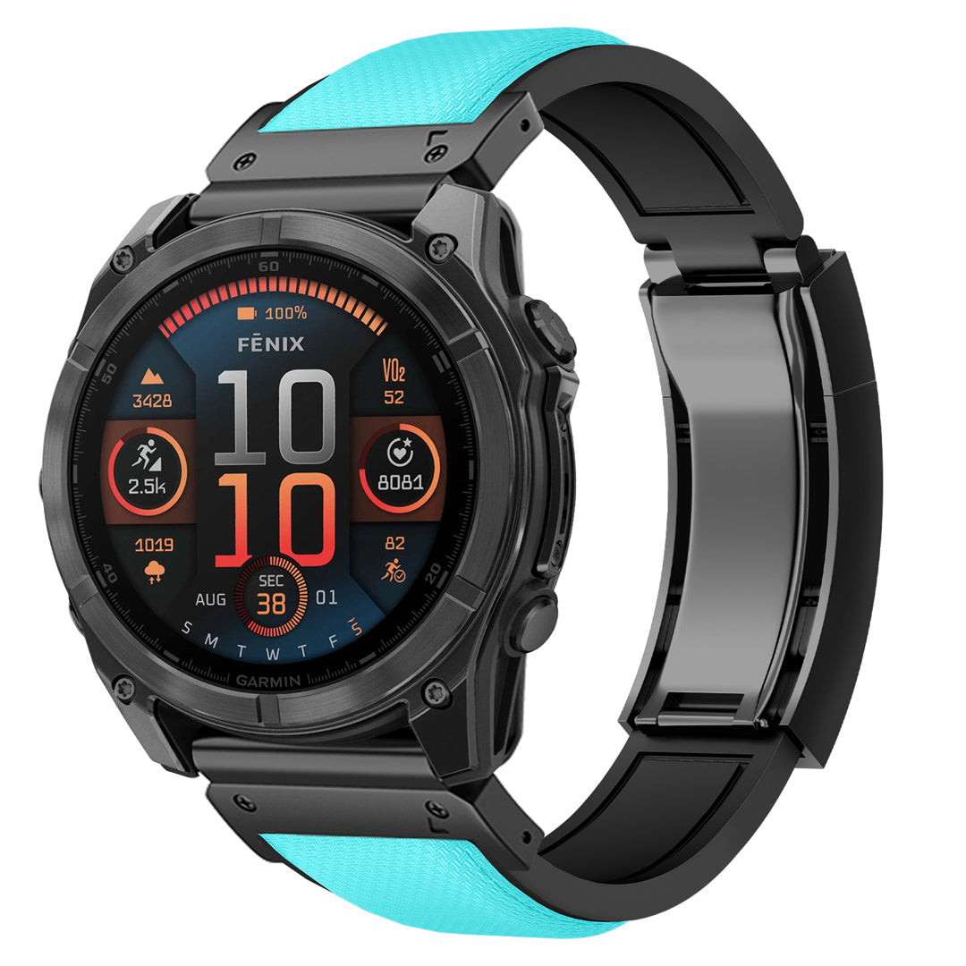 FKM Rubber “R” Buckle Strap For Garmin