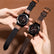 Oval Buckle Nylon + Leather Band For Garmin