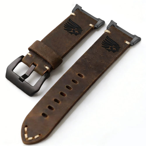 Vintage Leather Band For Samsung Galaxy Watch