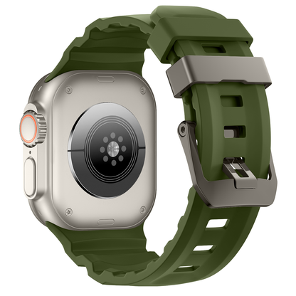 High Density Waterproof Silicone strap for Apple Watch