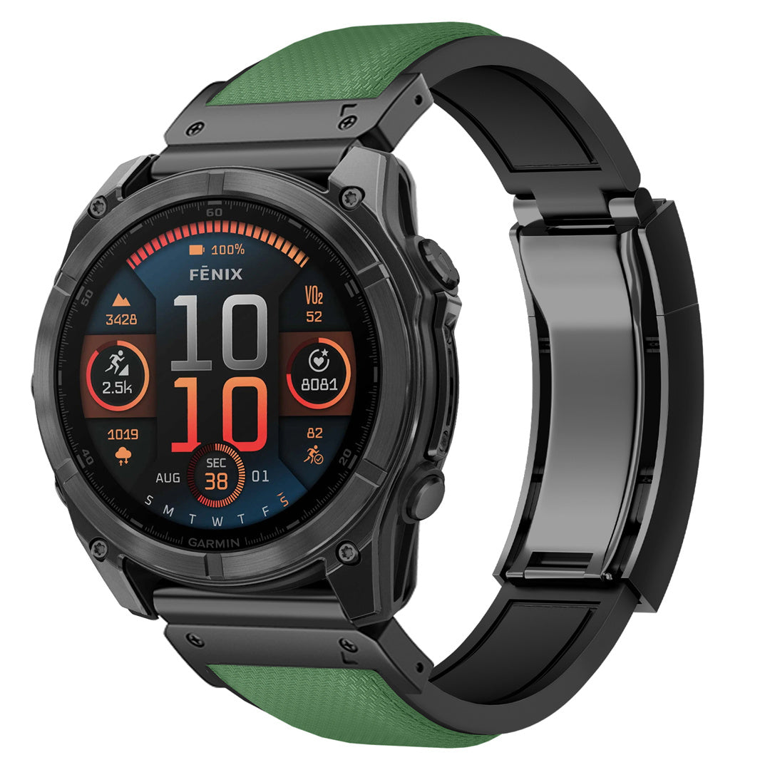 FKM Rubber “R” Buckle Strap For Garmin