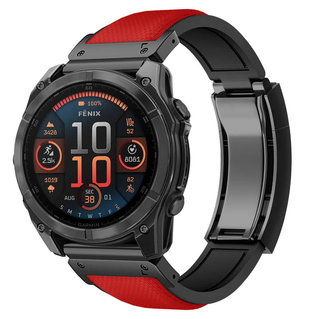 FKM Rubber “R” Buckle Strap For Garmin