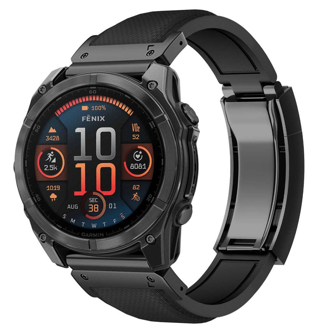 FKM Rubber “R” Buckle Strap For Garmin