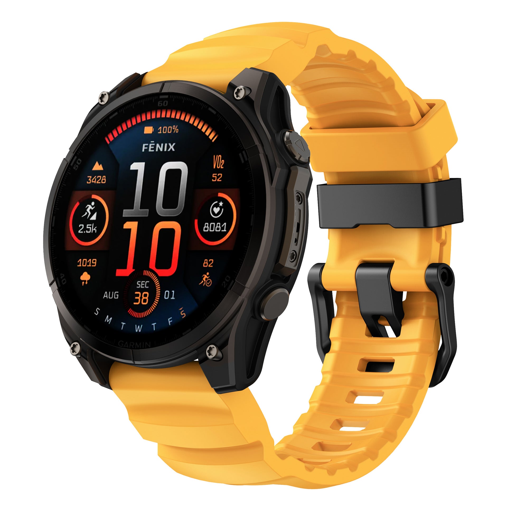 Super Titan Sport Silicone Band For Garmin Fenix 8 7 7X 6 – Baool