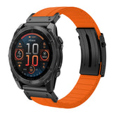 Fluororubber Luxe QuickFit Band  for Garmin Fenix 8 5X 6 Pro 6X 7 7X-