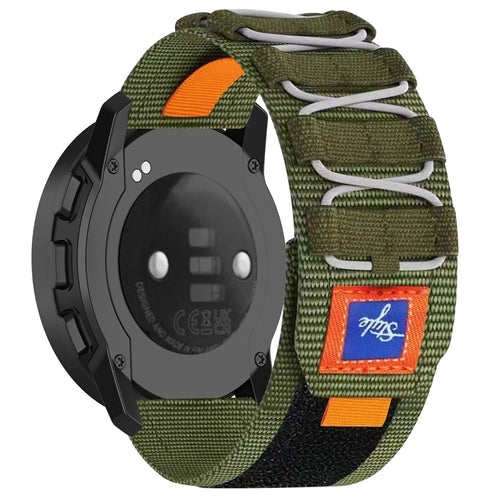 Designer Nylon Woven Band For Suunto -22mm