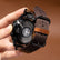 Oval Buckle Nylon + Leather Band For Garmin
