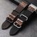 Oval Buckle Nylon + Leather Band For Garmin