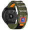 Designer Nylon Woven Band For Garmin-Lengthened Size