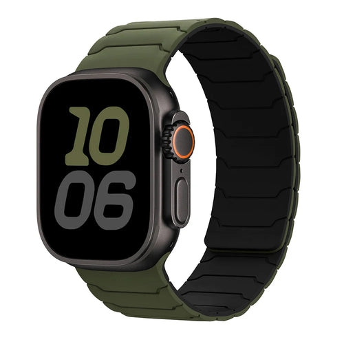 Armor Warrior Silicone Magnetic Band For Apple Watch