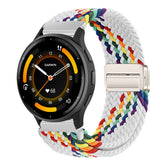 Magnetic Buckle Nylon Strap For Garmin Venu 3/Venu 2/Forerunner245/255s/255//265