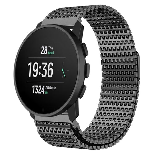 Designer Stainless Steel Magnet Band For  Suunto -22mm