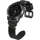 Hand-Stitched Vintage Leather Strap for Garmin