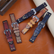 Hand-engraved Embossed Leather Watch Strap — 18/20/22/24mm