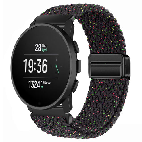 Magnetic Buckle Nylon Strap For Suunto -22mm