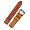 Hand-engraved Embossed Leather Watch Strap — 18/20/22/24mm