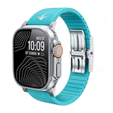 Luxury FKM Rubber Strap for Apple Watch - The Shark Edition