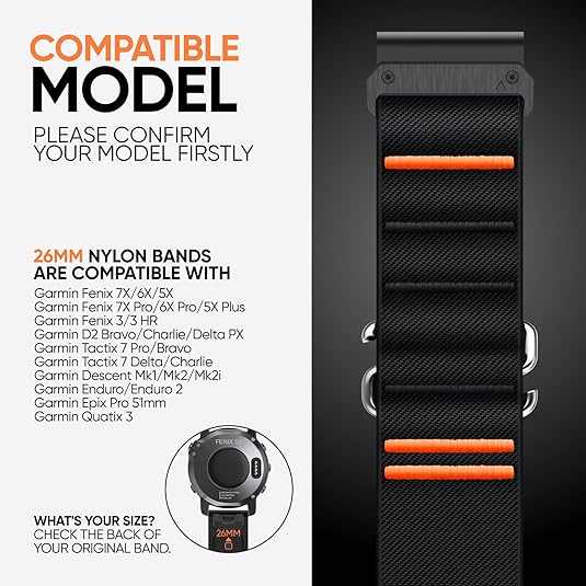 Outdoor Nylon band For Garmin