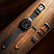 Hand-Stitched Vintage Leather Strap for Garmin