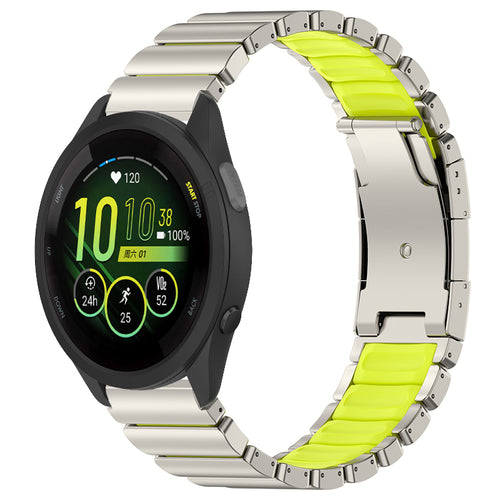 Titanium Band +FKM For Garmin Venu 3/Venu 2/Forerunner245/255s/255//265