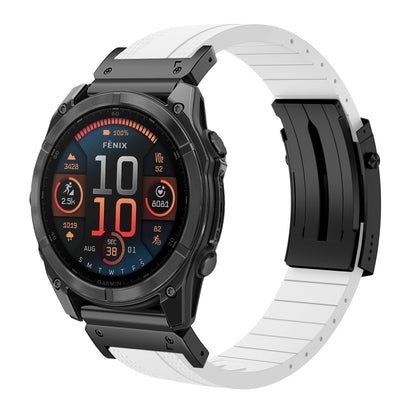 Fluororubber Luxe Band  for Garmin Fenix 8 5X 6 Pro 6X 7 7X-