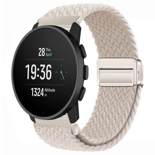 Magnetic Buckle Nylon Strap For Suunto -22mm