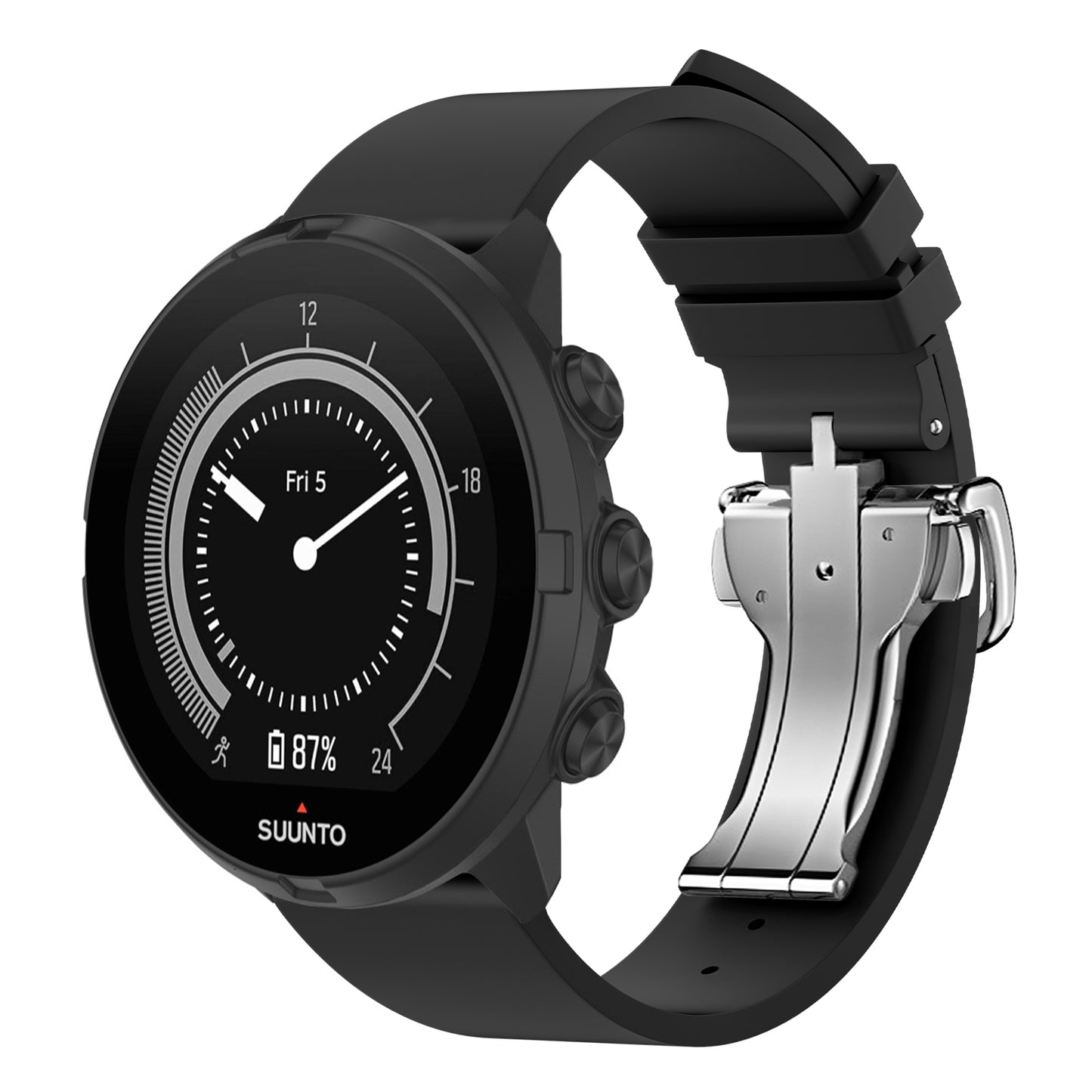 FKM Fluoroelastomer Band For Suunto -24mm