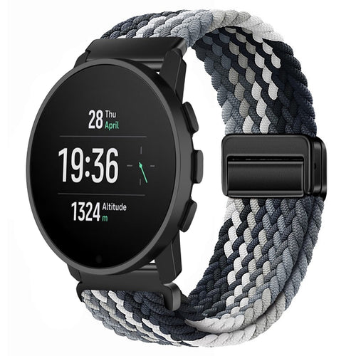 Magnetic Buckle Nylon Strap For Suunto -22mm