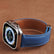 Luxury Leather Magnetic Foldover Buckle Band For Apple Watch