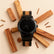 Natural Wood Watch Band For Garmin