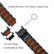 Natural Red Sandalwood & Metal Watch Band