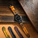 Hand-engraved embossed leather strap for Garmin