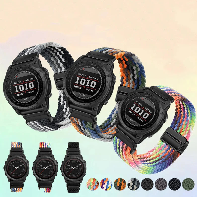 Magnetic Buckle Nylon Band For Garmin
