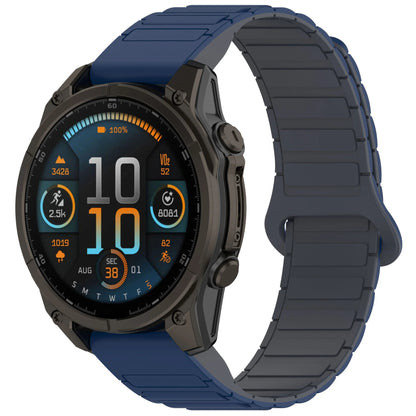 Silicone Magnetic Loop Band For Garmin Fenix 8 5X 6 Pro 6X 7 7X