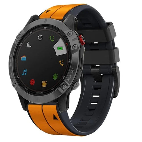 Soft Silicone Strap for Garmin Fenix 8/7X/Fenix 6X 5X