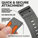 Two-tone Textured Silicone Watch Strap For Garmin
