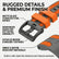 Two-tone Textured Silicone Watch Strap For Garmin
