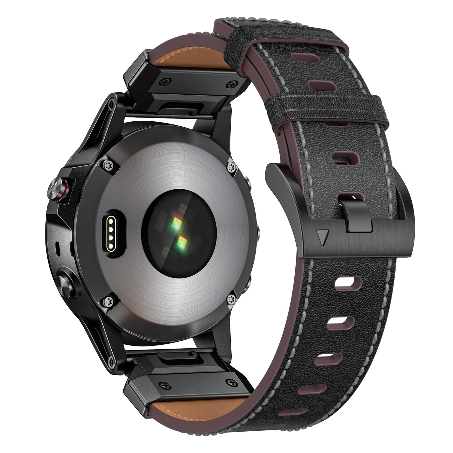 Genuine Leather Strap - For Garmin Fenix 8 7x 6x 5x Pro