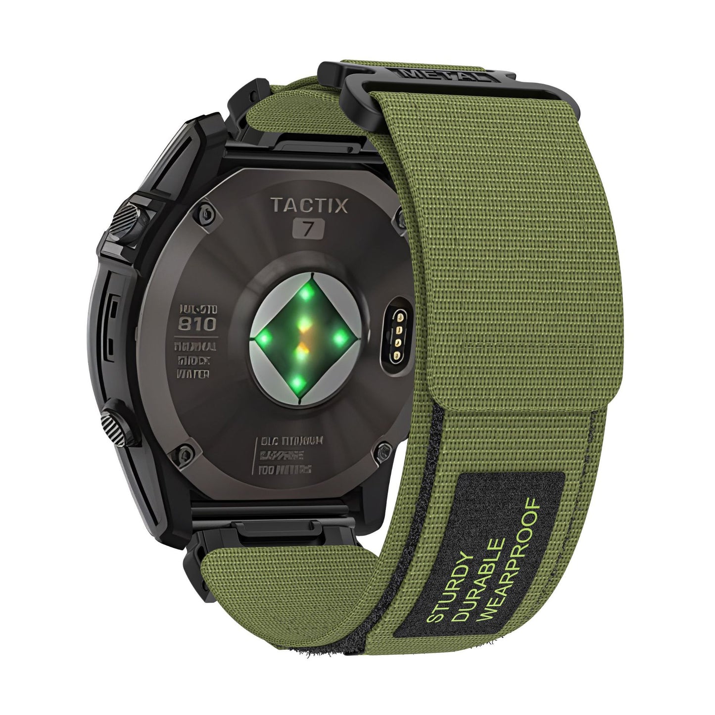 Nylon Canvas Loop Velcro Strap For Garmin