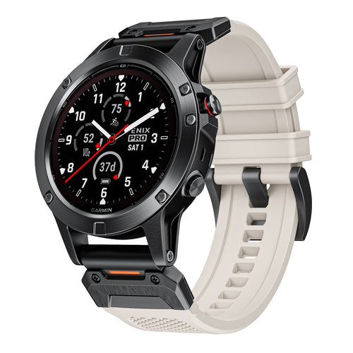 Genuine Leather Strap - For Garmin Fenix 8 7x 6x 5x Pro