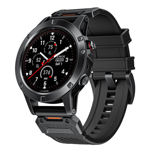 Genuine Leather Strap - For Garmin Fenix 8 7x 6x 5x Pro