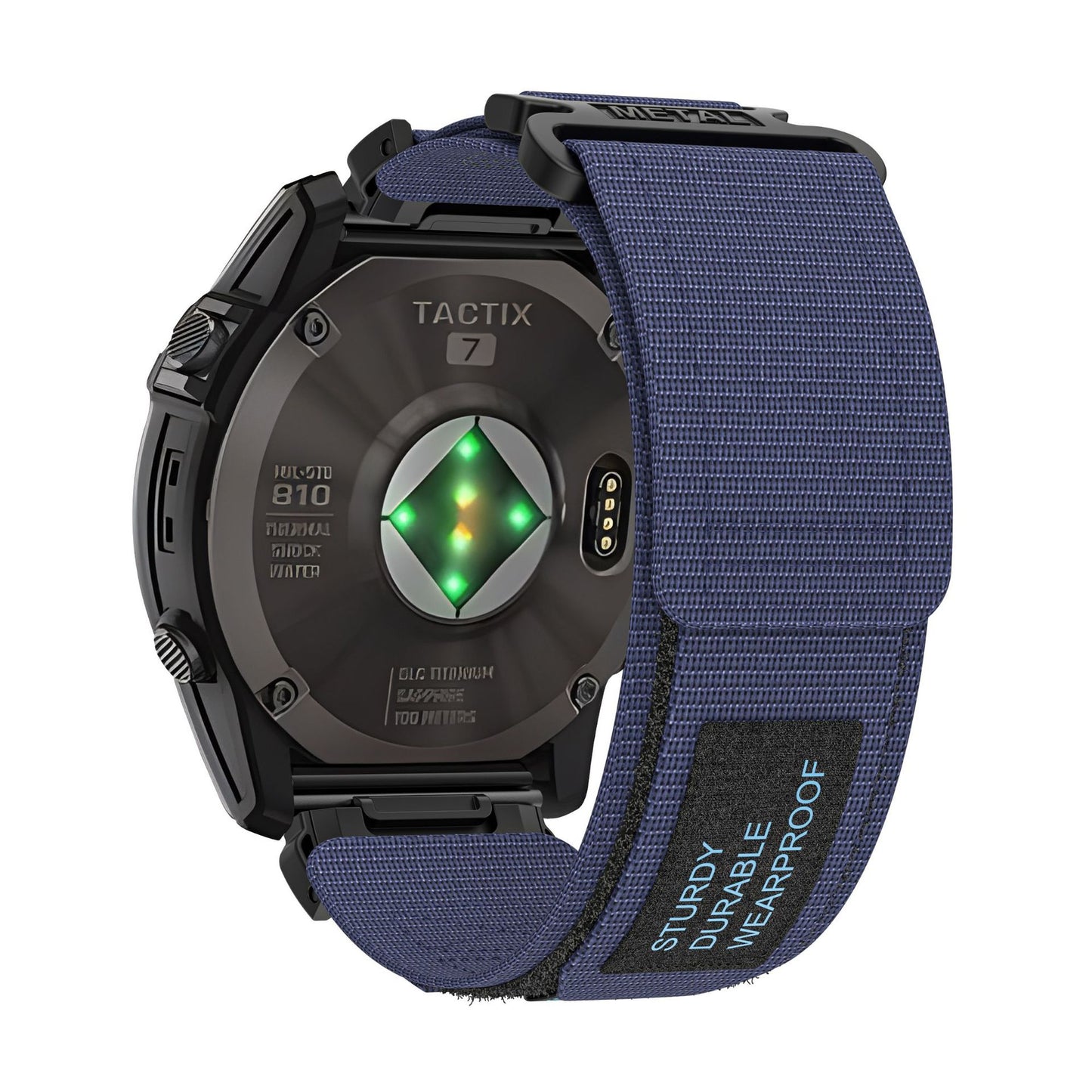 Nylon Canvas Loop Velcro Strap For Garmin