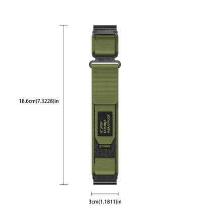 Nylon Canvas Loop Velcro Strap For Garmin