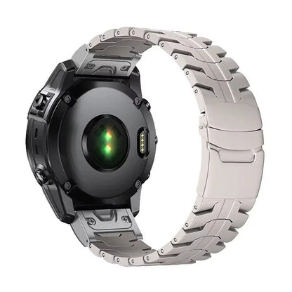 Titanium Watch Band For Garmin Fenix 8 7 7X 6 6X