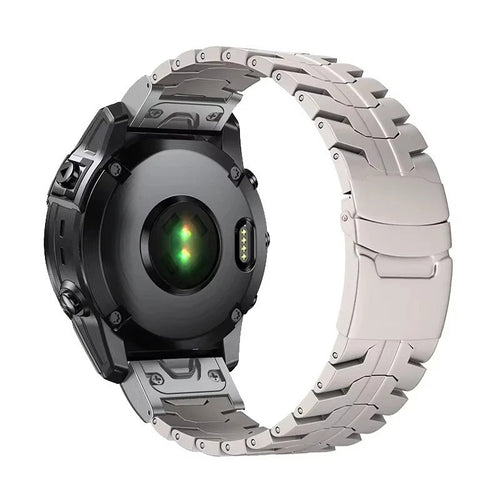 Titanium Watch Band For Garmin Fenix 8 7 7X 6 6X