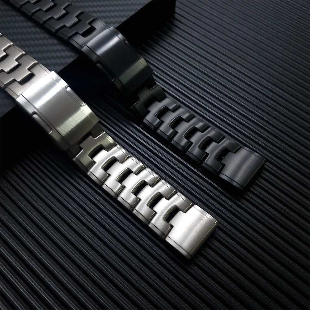 Luxe Titanium Band For Garmin