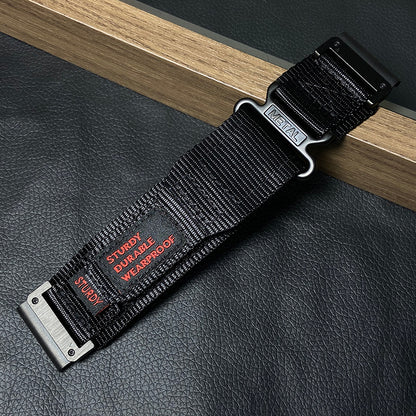 Nylon Canvas Loop Velcro Strap For Garmin