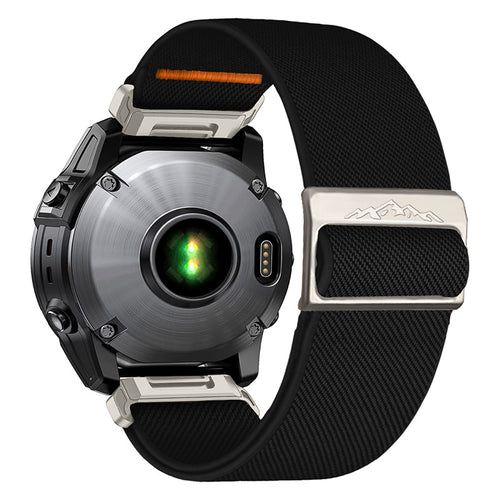 Elastic Nylon Loop Watch Band Strap For Garmin Fenix 8 7X 6 6X Pro 5 5X